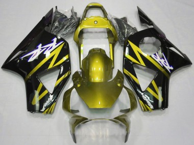 Cheap 2002-2003 Honda CBR954RR Motorcycle Fairings - Electric Yellow Glossy Black Canada
