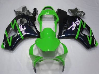 Cheap 2002-2003 Honda CBR954RR Motorcycle Fairing Kits - Green Glossy Black Canada
