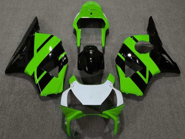 2002-2003 Honda CBR954RR Motorcycle Fairings - Green Glossy Black White Green OEM Style Canada