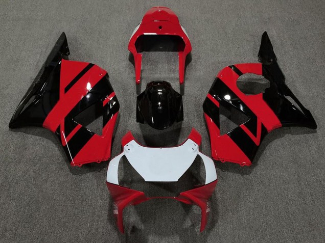 2002-2003 Honda CBR954RR Motorcycle Fairings - Red White Glossy Black OEM Style Canada