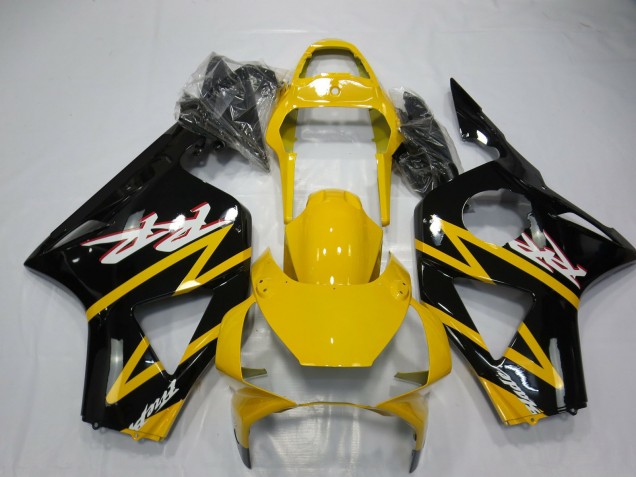 2002-2003 Honda CBR954RR Motorcycle Fairings - Yellow Glossy Black Canada