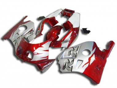 Cheap 1990-1998 Honda CBR250RR Motorcycle Fairings - Silver Red Canada
