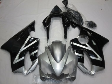 Cheap 2004-2007 Honda CBR600 F4i Motorcycle Fairings - Silver Glossy Black Canada