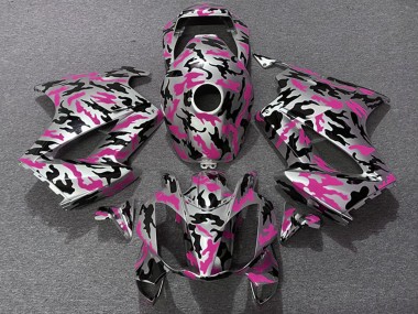 Cheap 2002-2013 Honda VFR 800 Motorcycle Fairings - Pink Camouflage Canada