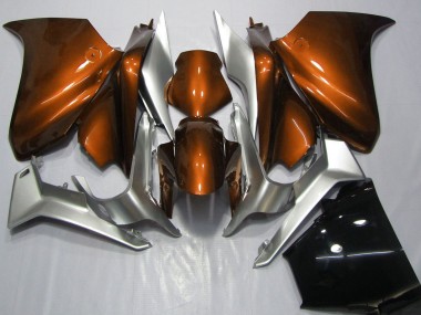 Cheap 2010-2014 Honda VFR 1200 Motorcycle Fairings - Silver Orange Canada