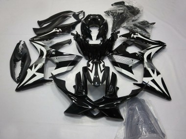 Cheap 2009-2016 Suzuki GSXR 1000 Motorcycle Fairings - Glossy Black and White Canada
