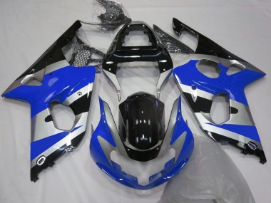 Cheap 2000-2002 Suzuki GSXR 1000 Motorcycle Fairings - Blue Silver Black OEM Style Canada