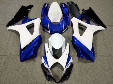 Cheap 2007-2008 Suzuki GSXR 1000 Motorcycle Fairings - White Blue Black Canada