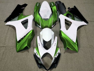 Cheap 2007-2008 Suzuki GSXR 1000 Motorcycle Fairings - White Green Black Canada