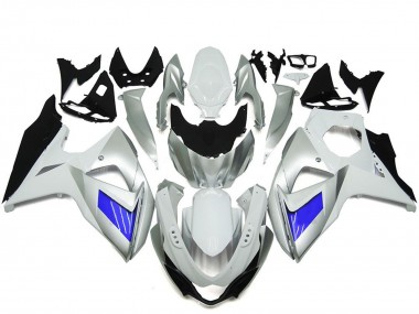 Cheap 2009-2016 Suzuki GSXR 1000 Motorcycle Fairing - White Blue Canada