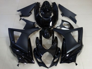 Cheap 2007-2008 Suzuki GSXR 1000 Motorcycle Fairing - Glossy Black Matte Black Canada
