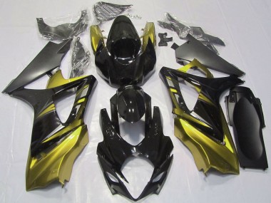 Cheap 2007-2008 Suzuki GSXR 1000 Motorcycle Fairings - Glossy Black Yellow Canada