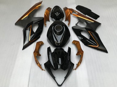 Cheap 2005-2006 Suzuki GSXR 1000 Motorcycle Fairings - Glossy Black Bronze Canada
