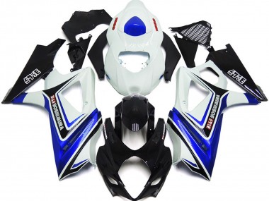 Cheap 2007-2008 Suzuki GSXR 1000 Motorcycle Fairings - White Blue Black OEM Style Canada