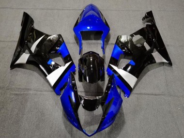 Cheap 2003-2004 Suzuki GSXR 1000 Motorcycle Fairings - Blue White Glossy Black Canada