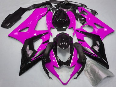 Cheap 2005-2006 Suzuki GSXR 1000 Motorcycle Fairings - Pink Glossy Black Canada