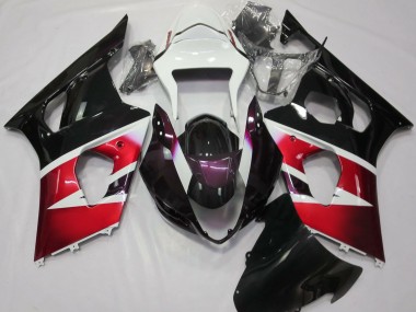 Cheap 2003-2004 Suzuki GSXR 1000 Motorcycle Fairings - Red White Glossy Black Canada
