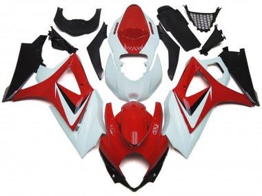 Cheap 2007-2008 Suzuki GSXR 1000 Motorcycle Fairings - White Red Black OEM Style Canada