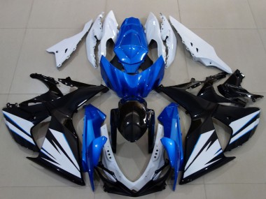 Cheap 2009-2016 Suzuki GSXR 1000 Motorcycle Fairing - White Blue Black Canada