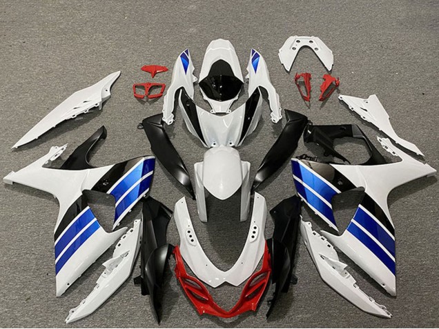 2009-2016 Suzuki GSXR 1000 Motorcycle Fairings - White Blue Red Black Canada