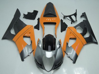 Cheap 2003-2004 Suzuki GSXR 1000 Motorcycle Fairings - Light Orange Silver Black Canada