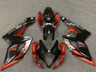 Cheap 2005-2006 Suzuki GSXR 1000 Motorcycle Fairings - Matte Black Orange Canada