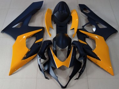 Cheap 2005-2006 Suzuki GSXR 1000 Motorcycle Fairings - Matte Black Light Orange Canada
