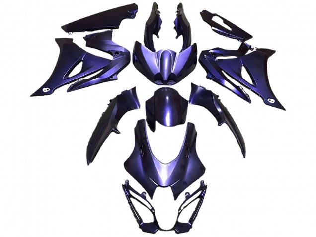 2017-2024 Suzuki GSXR 1000 Motorcycle Fairings - Matte Blue Canada
