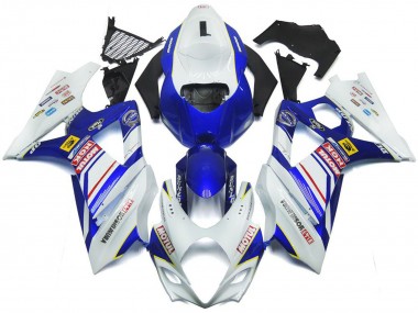 Cheap 2007-2008 Suzuki GSXR 1000 Motorcycle Fairings - White Blue Red Yellow Canada