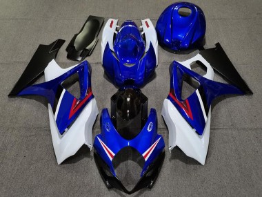 Cheap 2007-2008 Suzuki GSXR 1000 Motorcycle Fairings - White Blue Red Black OEM Style Canada