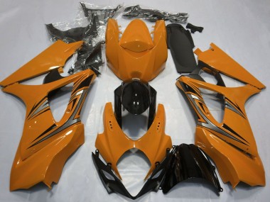 Cheap 2007-2008 Suzuki GSXR 1000 Motorcycle Fairings - Orange Glossy Black OEM Style Canada