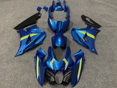 Cheap 2017-2024 Suzuki GSXR 1000 Motorcycle Fairings - Blue Yellow Style Canada