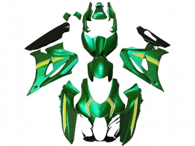 Cheap 2017-2024 Suzuki GSXR 1000 Motorcycle Fairings - Green Yellow Style Canada