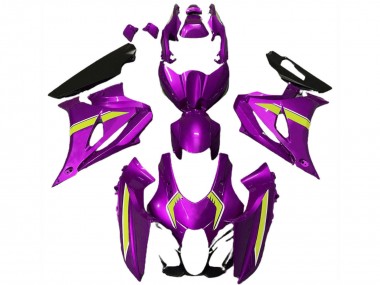 Cheap 2017-2024 Suzuki GSXR 1000 Motorcycle Fairings - Pink Yellow Style Canada
