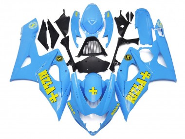 Cheap 2005-2006 Suzuki GSXR 1000 Motorcycle Fairings - Blue Yellow Rizla Canada