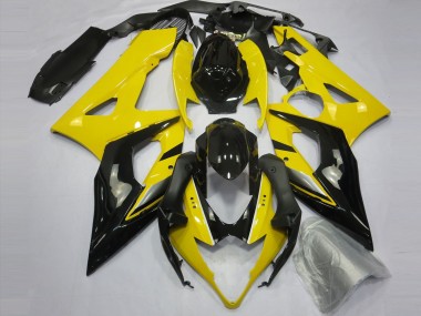 Cheap 2005-2006 Suzuki GSXR 1000 Motorcycle Fairings - Yellow Glossy Black Canada