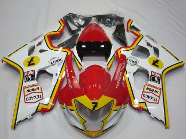 Cheap 2004-2005 Suzuki GSXR 600 / GSXR 750 Motorcycle Fairings - White Red Yellow Canada