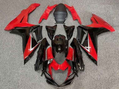 Cheap 2011-2024 Suzuki GSXR 600 / GSXR 750 Abs Motorcycle Fairing - Red Glossy Black Canada