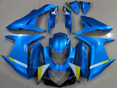 Cheap 2011-2024 Suzuki GSXR 600 / GSXR 750 Motorcycle Fairing - Blue White Yellow Canada