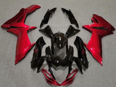 Cheap 2011-2024 Suzuki GSXR 600 / GSXR 750 Motorcycle Fairings - Red Glossy Black Canada