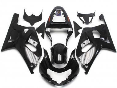 Cheap 2001-2003 Suzuki GSXR 600 / GSXR 750 Motorcycle Fairings - Glossy Black Silver Canada