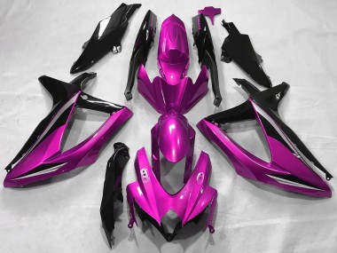 Cheap 2008-2010 Suzuki GSXR 600 / GSXR 750 Motorcycle Fairings - Pink Glossy Black Canada