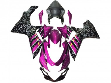 Cheap 2011-2024 Suzuki GSXR 600 / GSXR 750 Motorcycle Fairings - Pink Black Spider Canada