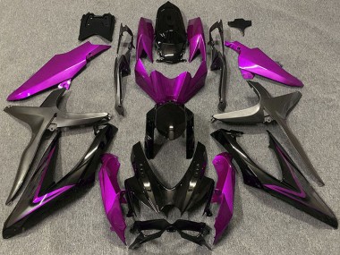 Cheap 2008-2010 Suzuki GSXR 600 / GSXR 750 Motorcycle Fairings - Pink Glossy Black Matte Black Canada