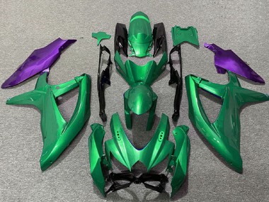 Cheap 2008-2010 Suzuki GSXR 600 / GSXR 750 Motorcycle Fairings - Green Purple Canada