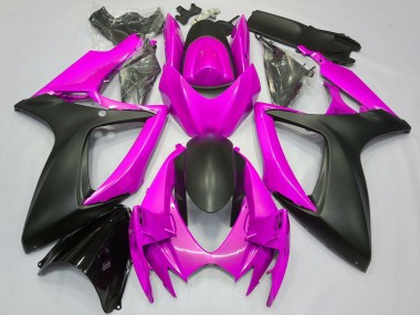 Cheap 2006-2007 Suzuki GSXR 600 / GSXR 750 Motorcycle Fairing - Pink Matte Black Canada