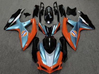 Cheap 2008-2010 Suzuki GSXR 600 / GSXR 750 Motorcycle Fairings - Orange Blue Black Gulf Canada
