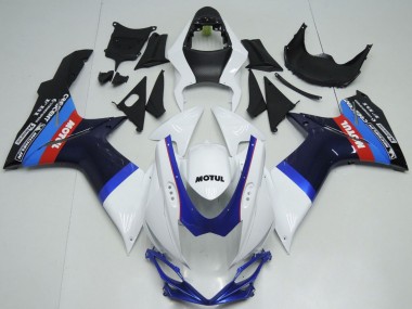 Cheap 2011-2024 Suzuki GSXR 600 / GSXR 750 Motorcycle Fairings - White Blue Black Red Motul Canada