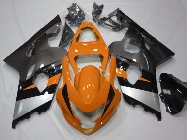 Cheap 2004-2005 Suzuki GSXR 600 / GSXR 750 Motorcycle Fairings - Orange Silver Canada