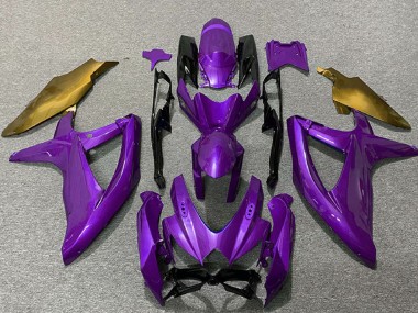 Cheap 2008-2010 Suzuki GSXR 600 / GSXR 750 Motorcycle Fairings - Purple Gold Canada